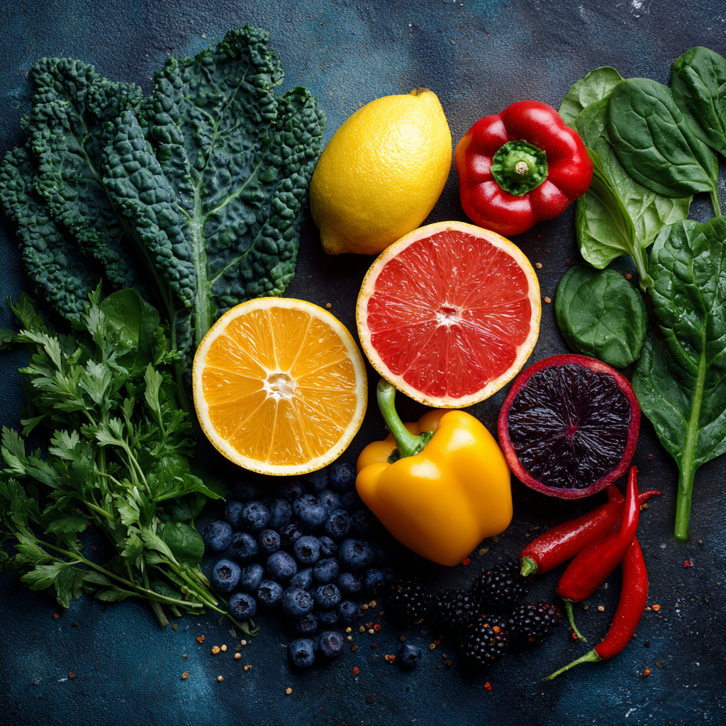 Свіжі овочі та фрукти для зміцнення імунітету